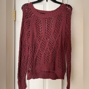 Express mesh sweater